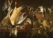 Adriaen Van Utrecht A Still Life with Games and Vegetables oil painting